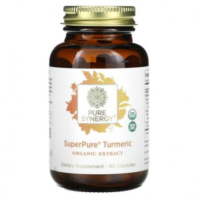 Pure Synergy, SuperPure, куркума, 60 капсул / Куркума и куркумин | Аптека | V4.Ru: Маркетплейс