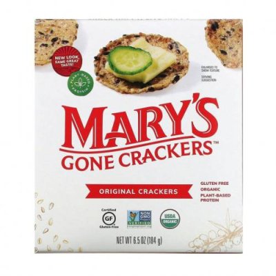 Mary's Gone Crackers, крекеры, оригинальный вкус, 184 г (6,5 унции) / Крекеры | Аптека | V4.Ru: Маркетплейс