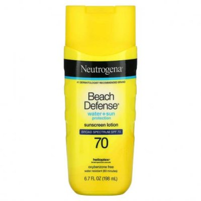 Neutrogena, Солнцезащитный лосьон Beach Defense, SPF 70, 198 мл (6,7 жидк. Унции) / Солнцезащитные средства | Аптека | V4.Ru: Маркетплейс