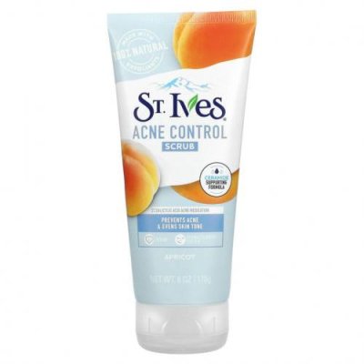 St. Ives, Абрикосовый скраб Acne Control, 170 г (6 унций) / Эксфолиаторы и скрабы | Аптека | V4.Ru: Маркетплейс