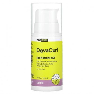 DevaCurl, Supercream, насыщенный оттенок для определения с кокосом, 150 мл (5,1 жидк. Унции) / Крем | Аптека | V4.Ru: Маркетплейс