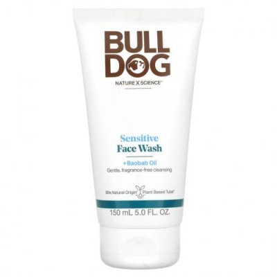 Bulldog Skincare For Men, Средство для умывания лица с чувствительной кожей, 150 мл / Уход за лицом | Аптека | V4.Ru: Маркетплейс