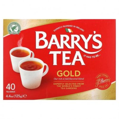 Barry's Tea, Золотая смесь, 40 чайных пакетиков, 125 г (4,4 унции) / Травяной чай | Аптека | V4.Ru: Маркетплейс