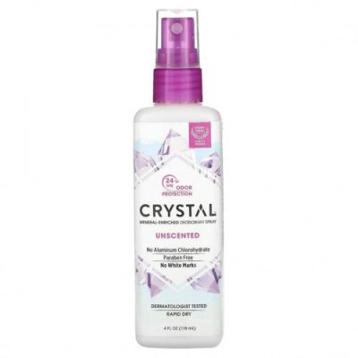 Crystal Body Deodorant, Минеральный аэрозольный дезодорант, без запаха, 118 мл / Дезодоранты | Аптека | V4.Ru: Маркетплейс