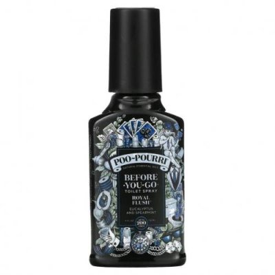 Poo-Pourri, Before-You-Go, Royal Flush, спрей-освежитель для туалета, 118 мл (4 жидк. унции) / Освежители воздуха и белья | Аптека | V4.Ru: Маркетплейс