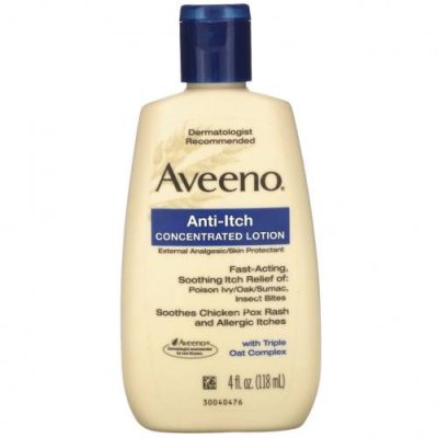 Aveeno, Active Naturals, противозудный концентрированный лосьон, 118 мл (4 жидк. унции) / Лосьон | Аптека | V4.Ru: Маркетплейс