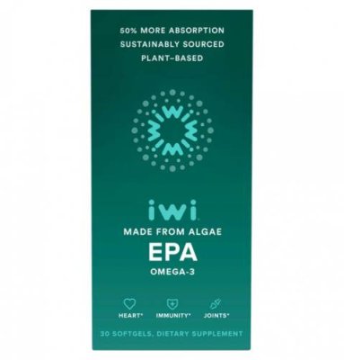 iWi, Omega-3 EPA, Algae-Based, 30 Softgels / Омега-3 из водорослей | Аптека | V4.Ru: Маркетплейс