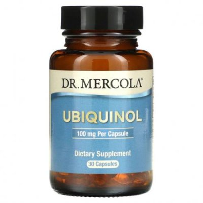 Dr. Mercola, убихинол, 100 мг, 30 капсул / Ubiquinol, CoQ10 | Аптека | V4.Ru: Маркетплейс