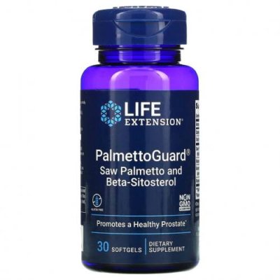 Life Extension, PalmettoGuard, сереноя с бета-ситостеролом, 30 капсул / Сереноя | Аптека | V4.Ru: Маркетплейс