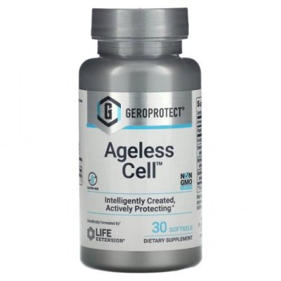 Life Extension, GEROPROTECT Ageless Cell, средство против старения клеточной системы, 30 капсул / N-ацетилцистеин | Аптека | V4.Ru: Маркетплейс