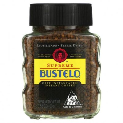 Caf? Bustelo, Supreme by Bustelo, растворимый кофе, сублимированный, 100 г (3,52 унции) / Растворимый кофе | Аптека | V4.Ru: Маркетплейс