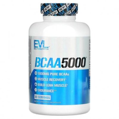 EVLution Nutrition, BCAA5000, 240 капсул / BCAA | Аптека | V4.Ru: Маркетплейс