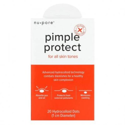 Nu-Pore, Pimple Protect, 20 гидроколлоидных точек / Акне и пятна | Аптека | V4.Ru: Маркетплейс