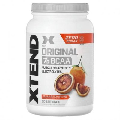 Xtend, The Original, 7 г аминокислот с разветвленными цепями, со вкусом итальянского красного апельсина, 1,31 кг (2,88 фунта) / BCAA | Аптека | V4.Ru: Маркетплейс