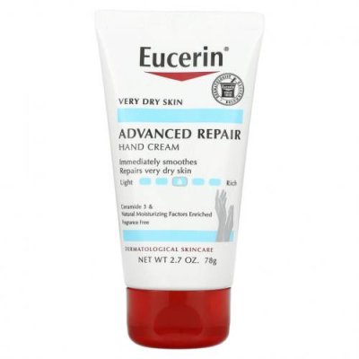 Eucerin, Крем для рук для продвинутого восстановления, без запаха, 2,7 унции (78 г) / Крем для рук | Аптека | V4.Ru: Маркетплейс