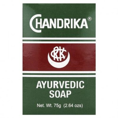 Chandrika Soap, Chandrika, аюрведическое мыло, 75 г (2,64 унции) / Кусковое мыло | Аптека | V4.Ru: Маркетплейс