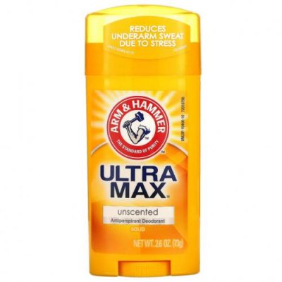 Arm & Hammer, UltraMax, твердый дезодорант-антиперспирант, без запаха, 73 г (2,6 унции) / Дезодоранты | Аптека | V4.Ru: Маркетплейс