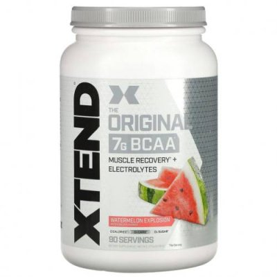 Xtend, The Original, 7 г аминокислот с разветвленной цепью (BCAA), со вкусом арбуза, 1,17 кг (2,58 фунта) / BCAA | Аптека | V4.Ru: Маркетплейс