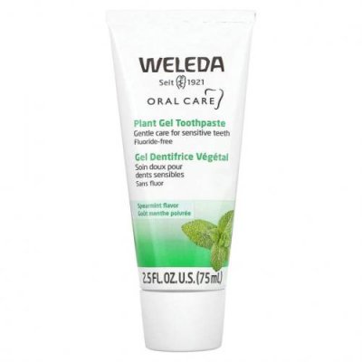 Weleda, Oral Care, гелевая зубная паста с растительными экстрактами, сладкая мята, 75 мл (2,5 жидких унций) / Зубная паста | Аптека | V4.Ru: Маркетплейс