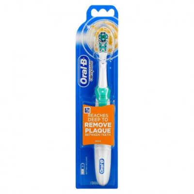 Oral-B, Complete, зубная щетка с питанием от аккумулятора, 1 зубная щетка / Зубная щетка | Аптека | V4.Ru: Маркетплейс