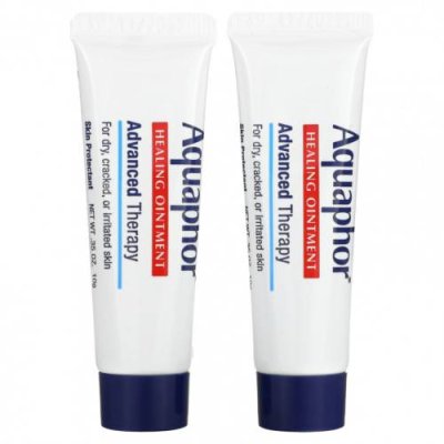 Aquaphor, Healing Ointment, Advanced Therapy, 2 Tubes, 0.35 oz (10 g) Each / Сухая, раздраженная кожа | Аптека | V4.Ru: Маркетплейс