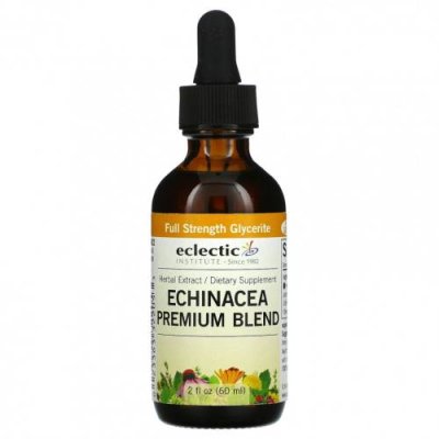 Eclectic Institute, Echinacea Premium Blend, 2 fl oz ( 60 ml) / Эхинацея | Аптека | V4.Ru: Маркетплейс