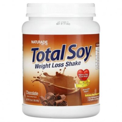 Naturade, Total Soy, коктейль для похудения, шоколад, 540 г (1,2 фунта) / Заменители пищи | Аптека | V4.Ru: Маркетплейс