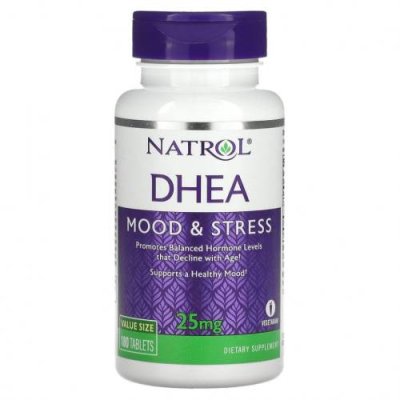 Natrol, ДГЭА, 25 мг, 180 таблеток / DHEA | Аптека | V4.Ru: Маркетплейс