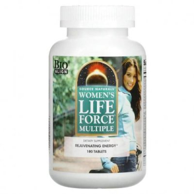 Source Naturals, Women's Life Force Multiple, 180 таблеток / Женские мультивитамины | Аптека | V4.Ru: Маркетплейс