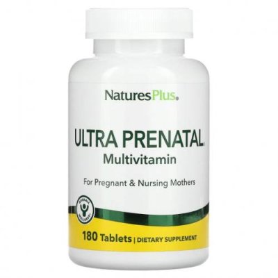 NaturesPlus, Ultra Prenatal, пренатальные витамины, 180 таблеток / Пренатальные витамины | Аптека | V4.Ru: Маркетплейс