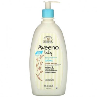 Aveeno, Baby, увлажняющий лосьон для ежедневного применения, без отдушки, 532 мл (18 жидк. унций) / Детские лосьоны | Аптека | V4.Ru: Маркетплейс