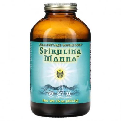 HealthForce Superfoods, Spirulina Manna, 453,5 г (16 унций) / Спирулина | Аптека | V4.Ru: Маркетплейс