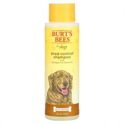 Burt's Bees, Шампунь для собак с омега-3 и витамином E, 473 мл (16 жидк. Унций) / Уход за питомцами | Аптека | V4.Ru: Маркетплейс