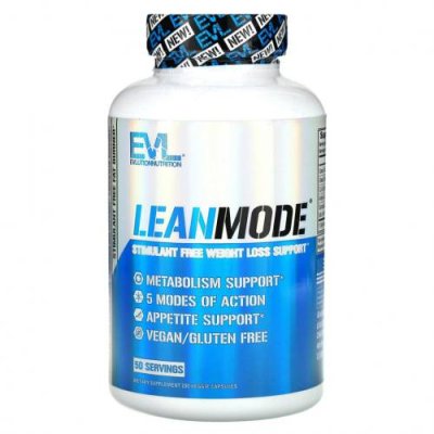 EVLution Nutrition, LeanMode, 150 растительных капсул / Жиросжигатели | Аптека | V4.Ru: Маркетплейс