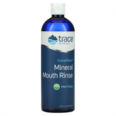 Trace Minerals ®, минеральный ополаскиватель для полости рта ConcenTrace, мята, 473 мл (16 жидк. унций) / Ополаскиватели и спреи для полости рта | Аптека | V4.Ru: Маркетплейс