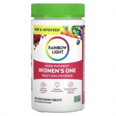 Rainbow Light, Women's One Daily, витамины для женщины, 150 таблеток / Женские мультивитамины | Аптека | V4.Ru: Маркетплейс