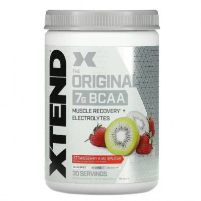 Xtend, The Original, 7 г аминокислот с разветвленной цепью (BCAA), со вкусом клубники и киви, 420 г (14,8 унции) / BCAA | Аптека | V4.Ru: Маркетплейс