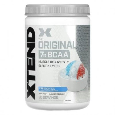 Xtend, The Original, 7 г аминокислот с разветвленной цепью (BCAA), со вкусом «Ледяная свежесть», 420 г (14,8 унции) / BCAA | Аптека | V4.Ru: Маркетплейс