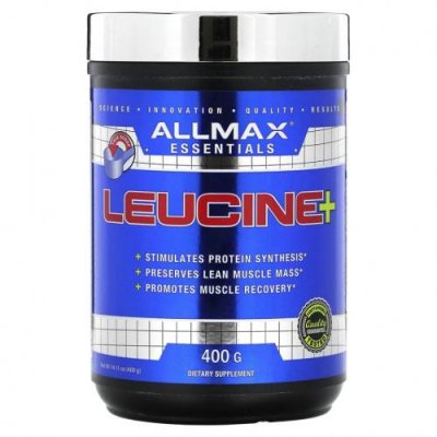 ALLMAX Nutrition, Лейцин, 5000 мг, 400 г (14,11 унции) / L-лейцин | Аптека | V4.Ru: Маркетплейс