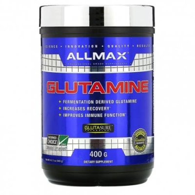 ALLMAX Nutrition, 100% чистый микронизированный глутамин, без глютена, веганский продукт, с сертификатом кошерности, 400 г (14,1 фунтов) / L-глютамин | Аптека | V4.Ru: Маркетплейс