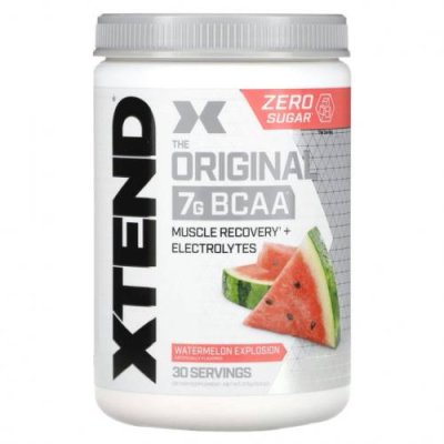 Xtend, The Original, 7 г аминокислот с разветвленной цепью (BCAA), со вкусом арбуза, 390 г (13,7 унции) / BCAA | Аптека | V4.Ru: Маркетплейс