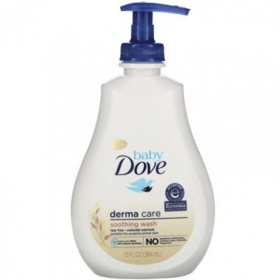 Dove, Baby Dove, Derma Care, успокаивающее средство для душа, 384 мл (13 жидк. Унций) / Средство для купания и гель для душа для малышей | Аптека | V4.Ru: Маркетплейс