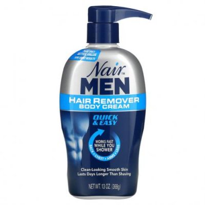 Nair, For Men, Hair Remover Body Cream, 13 oz (368 g) / Средства для эпиляции | Аптека | V4.Ru: Маркетплейс