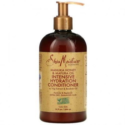 SheaMoisture, кондиционер для интенсивного увлажнения, мед манука и масло мафуры, 384 мл (13 жидк. унций) / Кондиционер | Аптека | V4.Ru: Маркетплейс