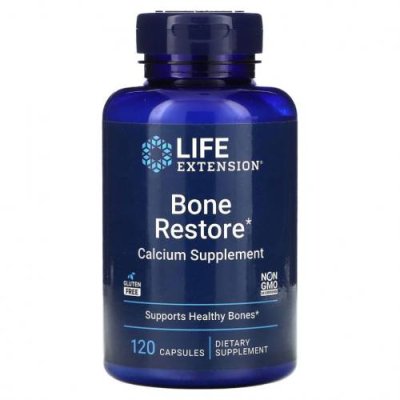 Life Extension, Bone Restore, 120 капсул / Формулы для Костей | Аптека | V4.Ru: Маркетплейс