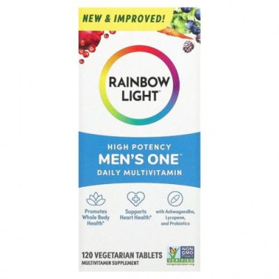 Rainbow Light, Men's One, мультивитамины, 120 таблеток / Мужские мультивитамины | Аптека | V4.Ru: Маркетплейс