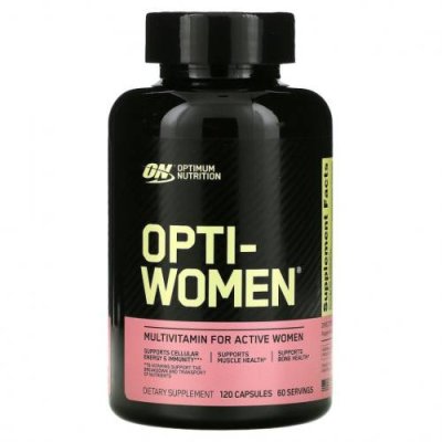 Optimum Nutrition, Opti-Women, 120 капсул / Женские мультивитамины | Аптека | V4.Ru: Маркетплейс