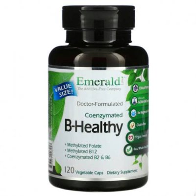 Emerald Laboratories, Coenzymated B-Healthy, 120 растительных капсул / Витамин B | Аптека | V4.Ru: Маркетплейс