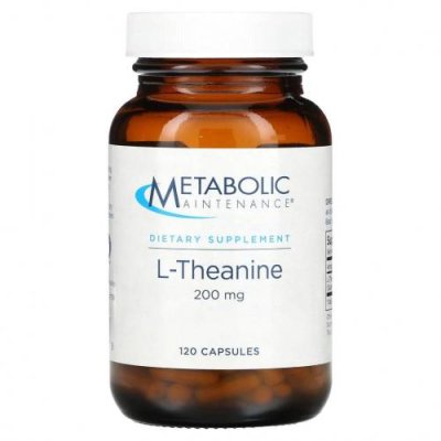 Metabolic Maintenance, L-теанин, 200 мг, 120 капсул / L-теанин | Аптека | V4.Ru: Маркетплейс