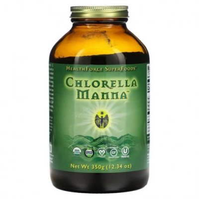 HealthForce Superfoods, Хлорелла и манна, 350 г (12,34 унции) / Хлорелла | Аптека | V4.Ru: Маркетплейс